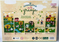 Puzzle Progresivo Aventuras En La Granja + Libro