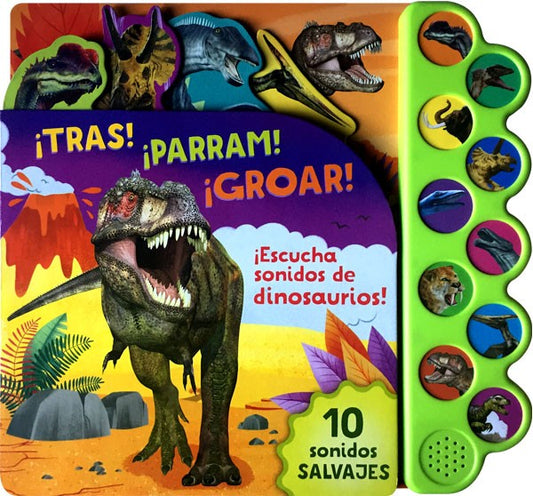 10 Sonidos Salvajes De Dinosaurios Libro Infantil Sonoro