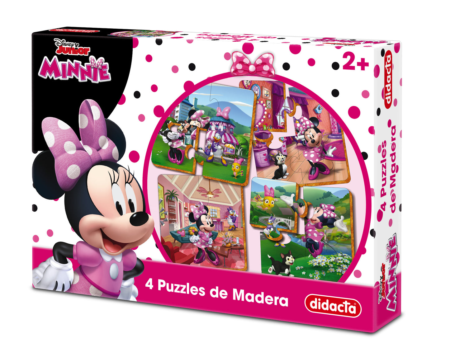 Minnie  4 puzzles de madera