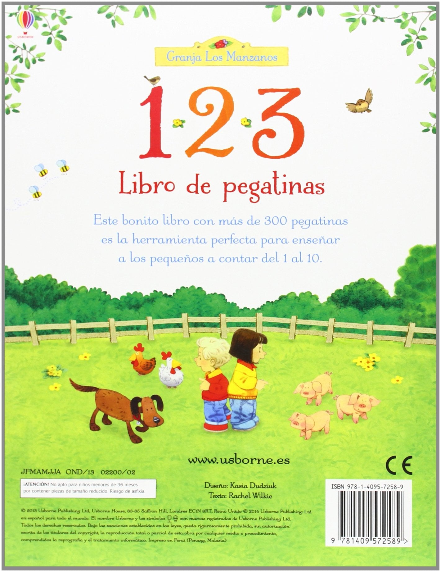123 Libro pegatinas La granja – PLAY HOUSE ROCHA