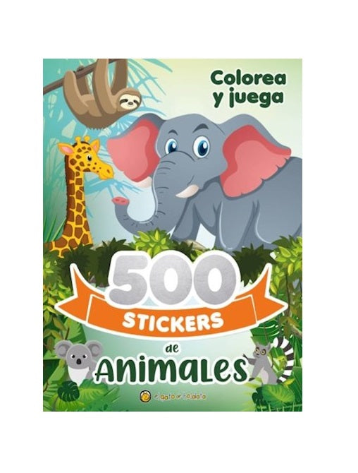 Animales libro de actividades y 500 pegatinas