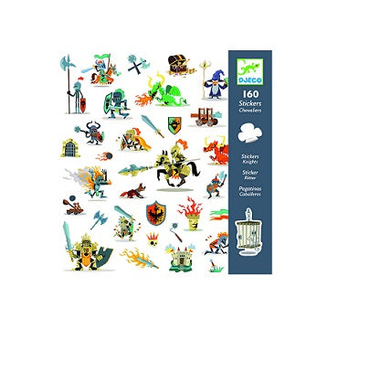 160 stickers de caballeros