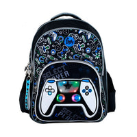 Mochila joystick con luz led / Azul